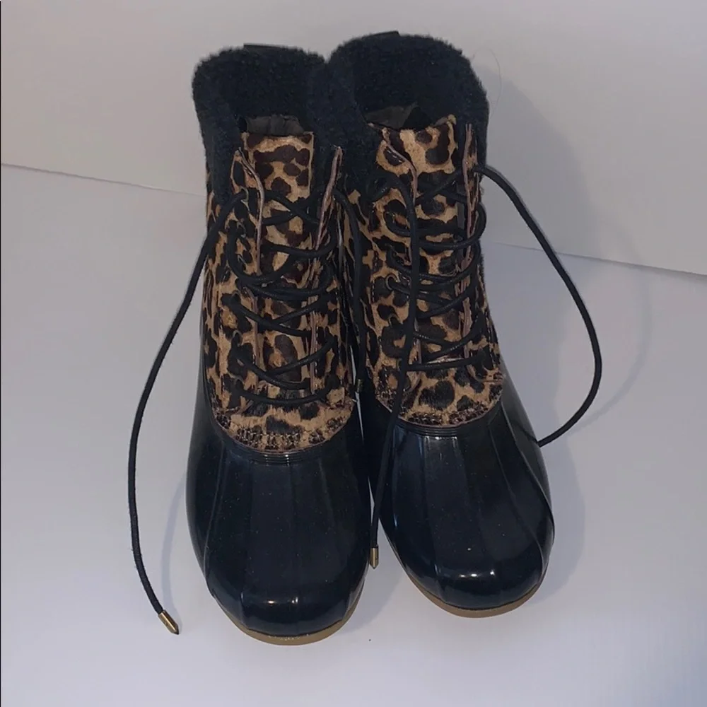 Sam Edelman cheetah Caldwell rain boots